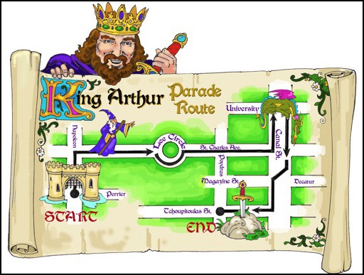 big brother king arthur parade map