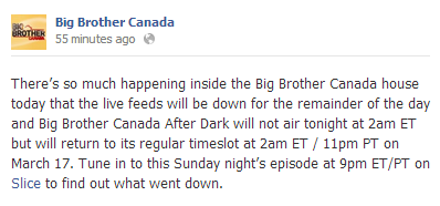 Big Brother canada announcement 