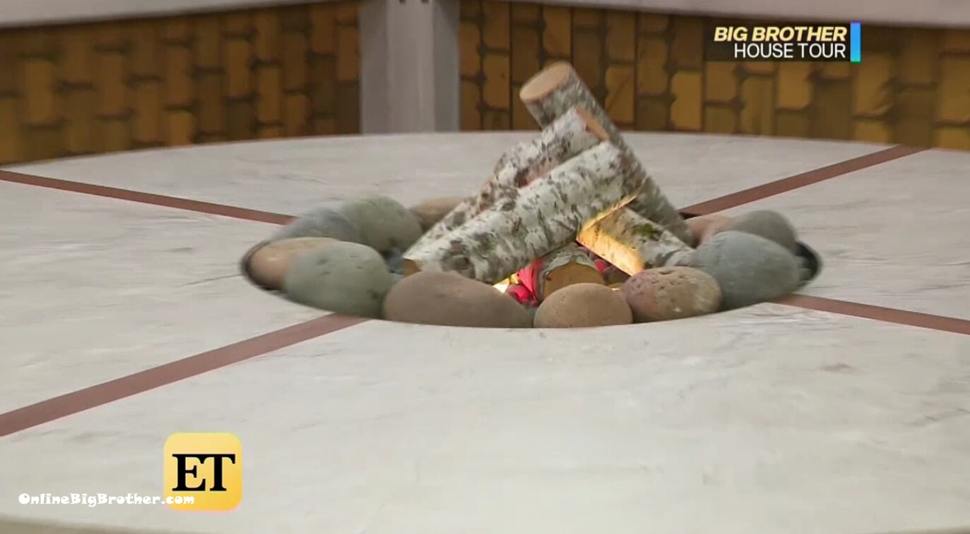 Big Brother 21 Fire-pit dinner table