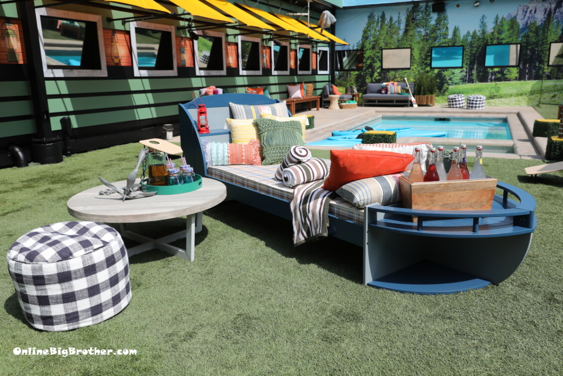 Big Brother 21 Backyard boar couch 