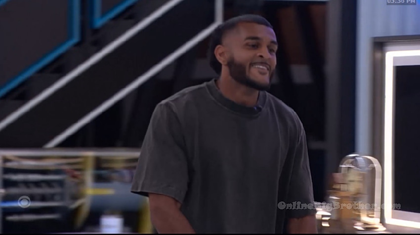 Yash smiling inside the Big Brother house after winning the Week 1 Blockbuster competition