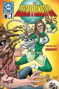Christine as The Decaffeinator, Big Brother 16 BB Comics cover