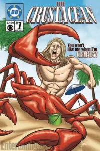 Hayden as The Crustacean, Big Brother 16 BB Comics cover