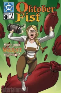 Nicole F as Oktober Fist, Big Brother 16 BB Comics cover