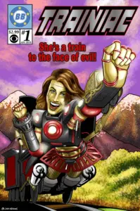Becky as Trainiac, Big Brother 17 BB Comics cover