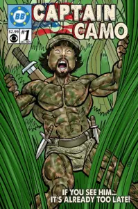 James as Captain Camo, Big Brother 17 BB Comics cover