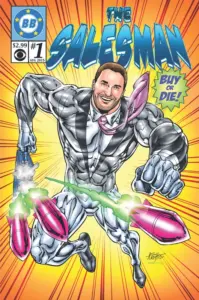 Jeff as The Salesman, Big Brother 17 BB Comics cover