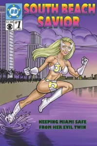 Julia as South Beach Savior, Big Brother 17 BB Comics cover