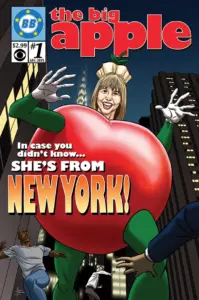 Meg as The Big Apple, Big Brother 17 BB Comics cover