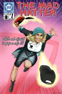 Vanessa as The Mad Hatter, Big Brother 17 BB Comics cover