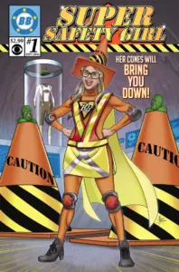 Oktober as Super Safety Girl, Big Brother 18 BB Comics cover