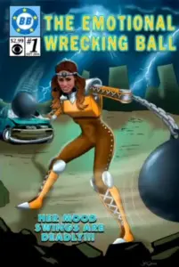 Tiffany as The Emotional Wrecking Ball, Big Brother 18 BB Comics cover