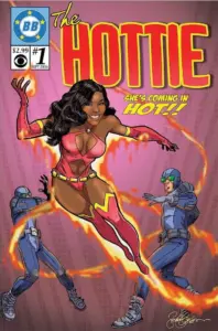 Zakiyah as The Hottie, Big Brother 18 BB Comics cover