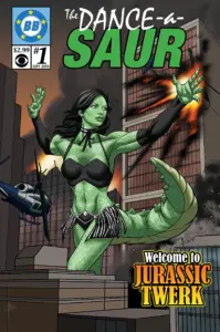 Rachel as The Dance-a-saur, Big Brother 20 BB Comics cover