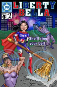 Isabella as Liberty Bella, Big Brother 21 BB Comics cover