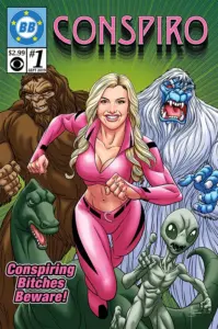Kathryn as Conspiro, Big Brother 21 BB Comics cover