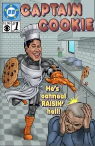 Ovi as Captain Cookie, Big Brother 21 BB Comics cover