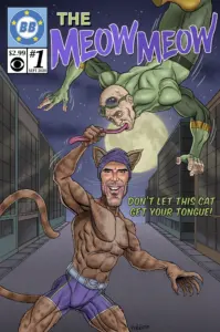 Enzo as The Meow Meow, Big Brother 22 BB Comics cover