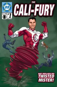 Tyler as The Cali-fury, Big Brother 22 BB Comics cover