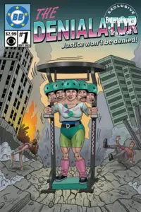 Britini as The Denialator, Big Brother 23 BB Comics cover