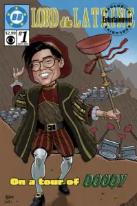 Derek X as Lord of the Latrine, Big Brother 23 BB Comics cover