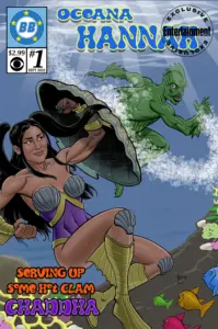Hannah as Oceana Hannah, Big Brother 23 BB Comics cover