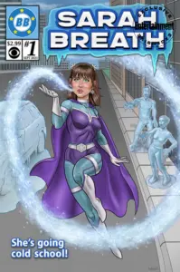 Sarah as Sarah Breath, Big Brother 23 BB Comics cover