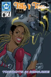 Tiffany as Tiffy Toes, Big Brother 23 BB Comics cover