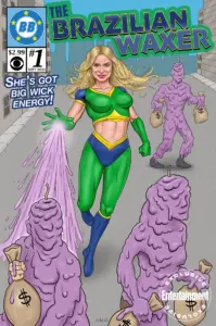 Indy as The Brazilian Waxer, Big Brother 24 BB Comics cover