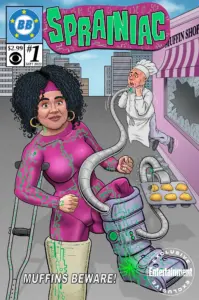 Jasmine as Sprainiac, Big Brother 24 BB Comics cover