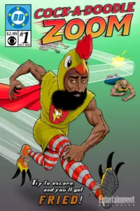 Jag as Cock-a-Doodle Zoom, Big Brother 25 BB Comics cover