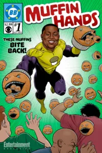 Jared as Muffin Hands, Big Brother 25 BB Comics cover
