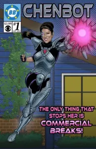 Julie as Chenbot, Big Brother 25 BB Comics cover