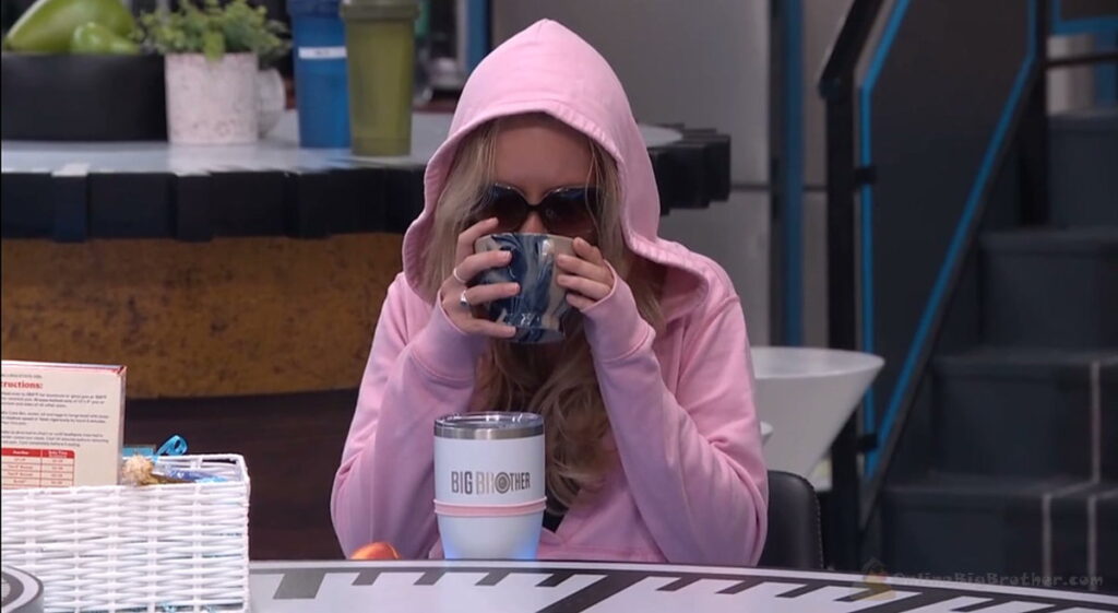 Morning in the Big Brother 28 house ahead of a day of campaigning