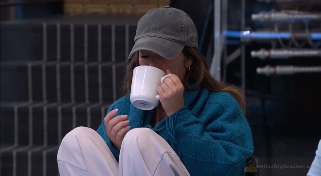 Big Brother 28 houseguests moving through their Week 6 morning routine