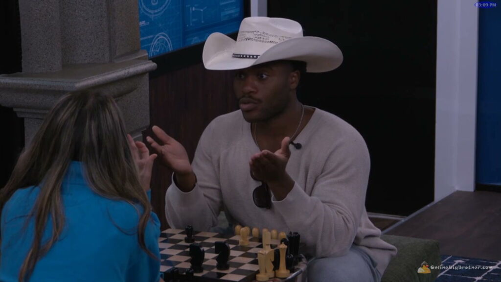 Big Brother 28 - Lyric tears up at the Cheskers board, 3:06 pm Big Brother 28 - Lyric tears up at the Cheskers board, 3:06 pm