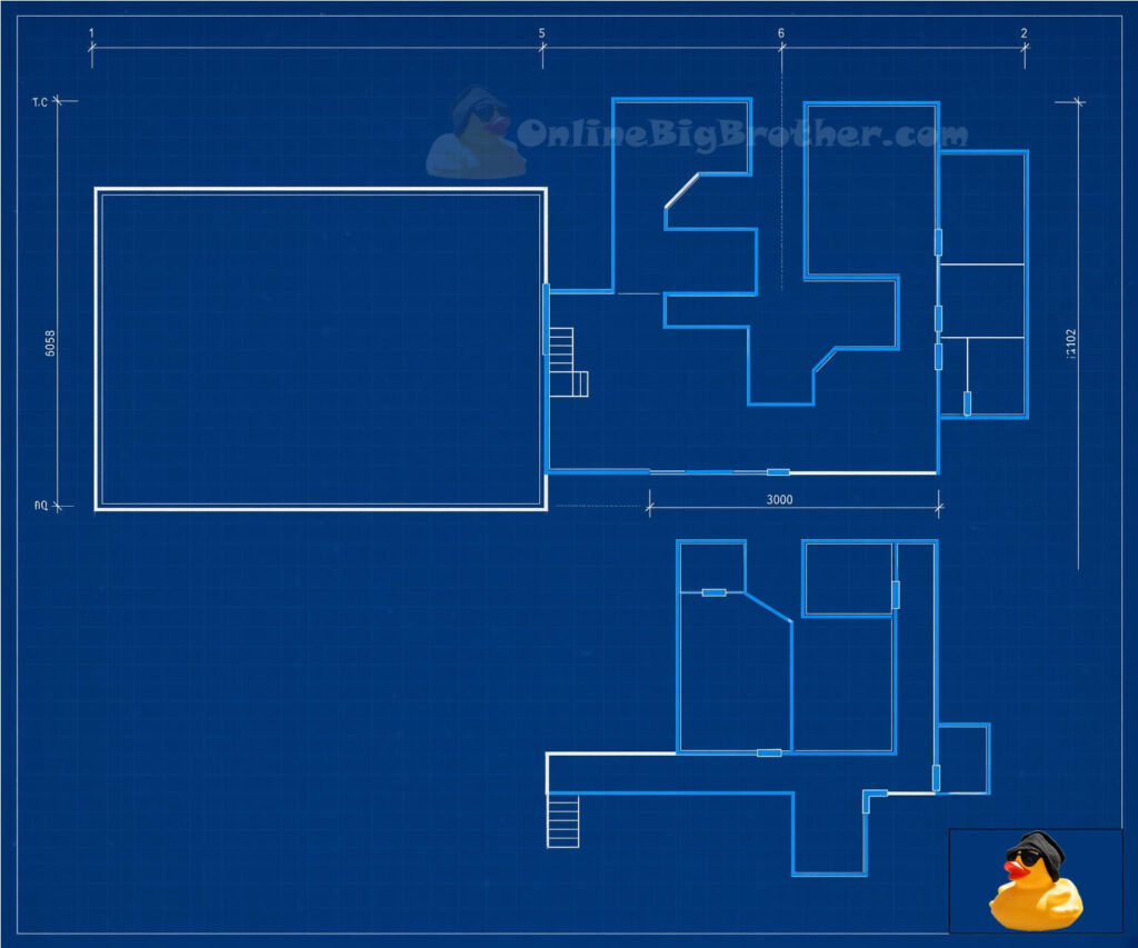 Big Brother House Blueprints